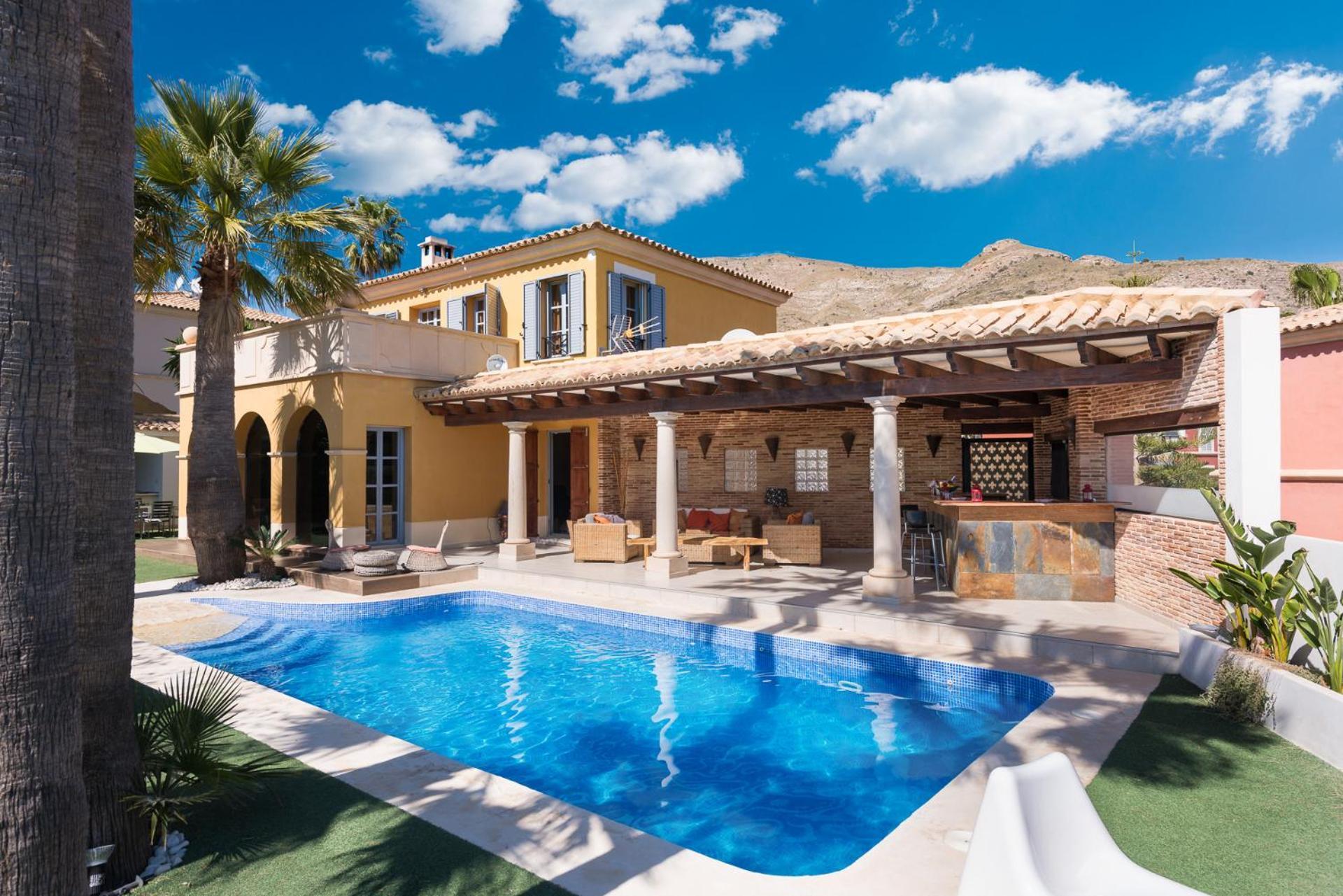 Villa Sol Y Mar Cala de Finestrat Eksteriør billede