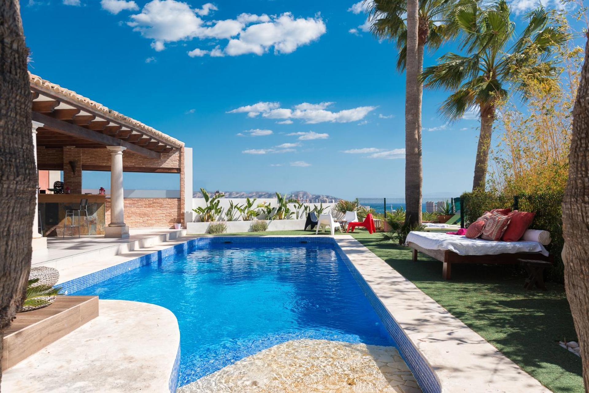 Villa Sol Y Mar Cala de Finestrat Eksteriør billede